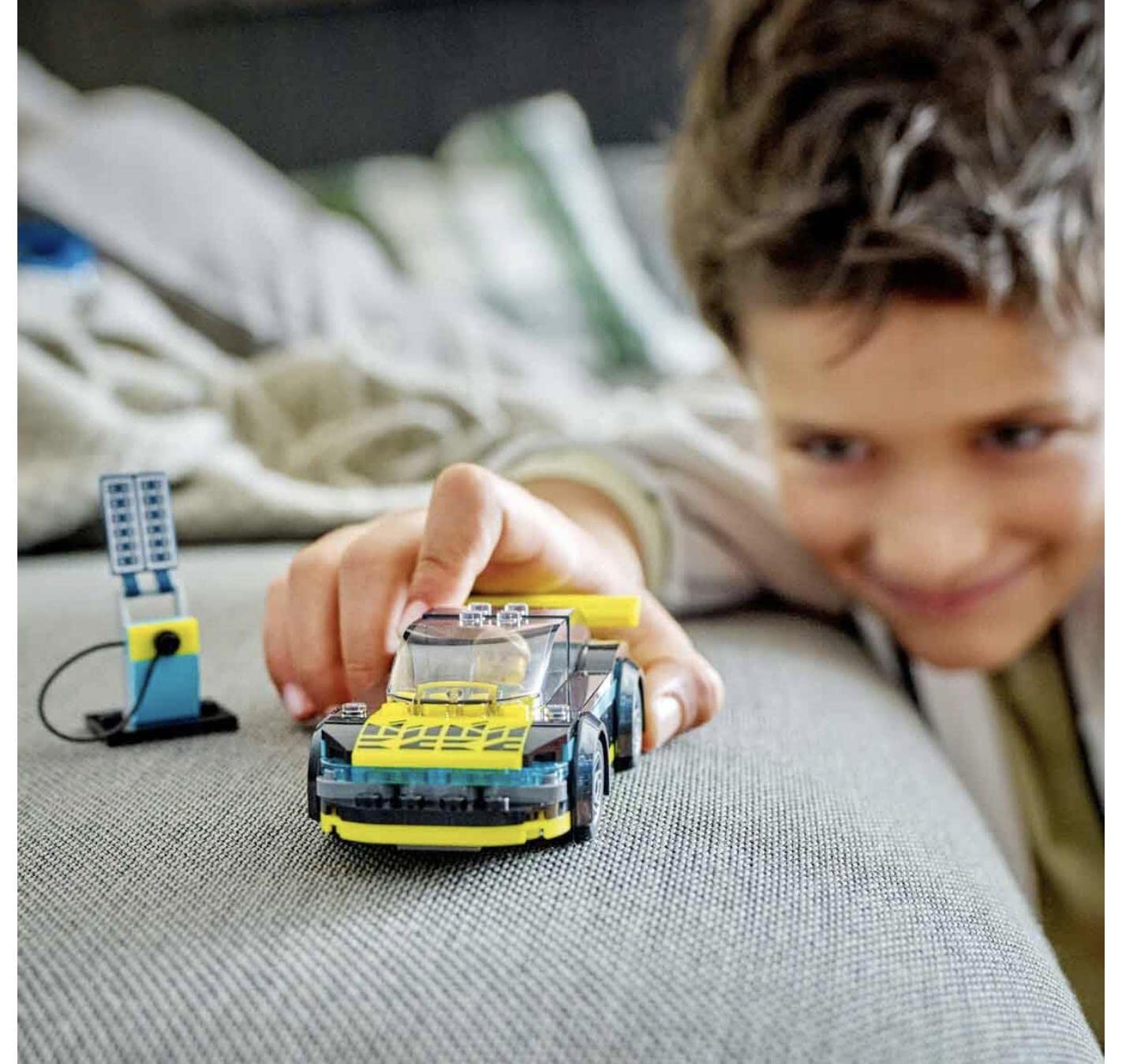 LEGO City Electric Sports Car 60383 – Build & Race Toy for Kids Aged 5+