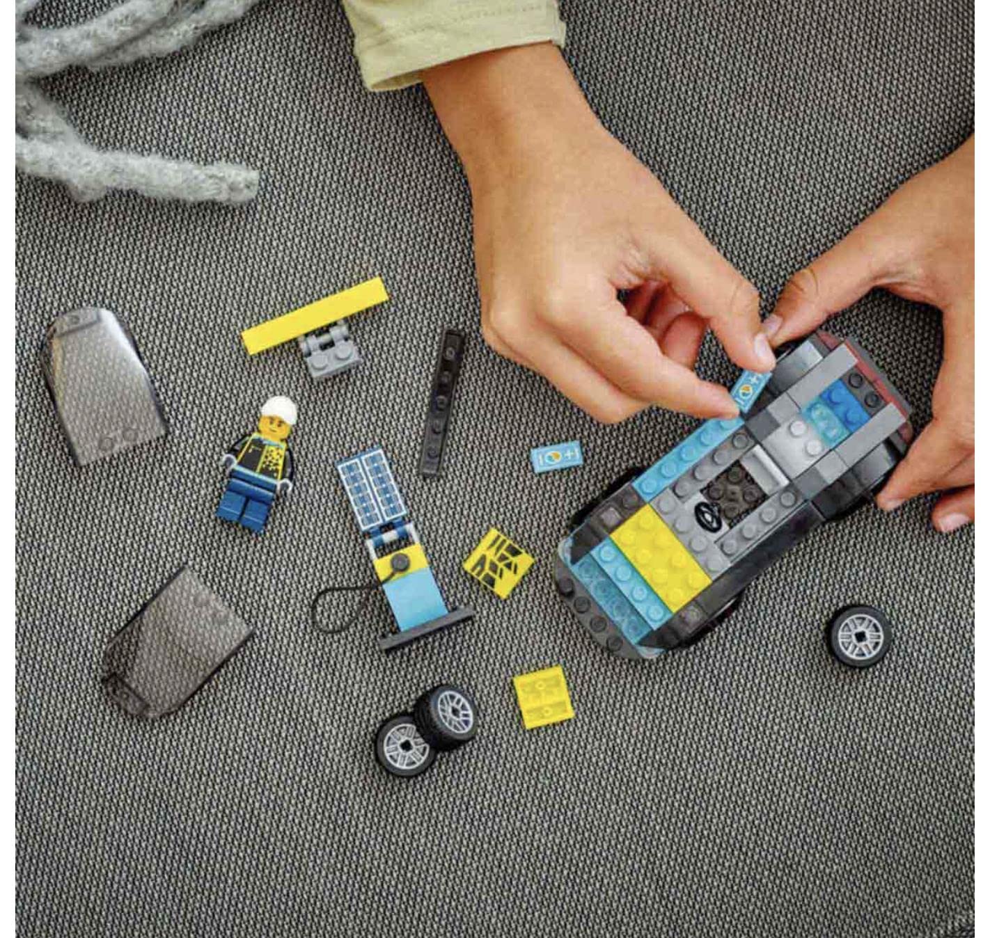 LEGO City Electric Sports Car 60383 – Build & Race Toy for Kids Aged 5+