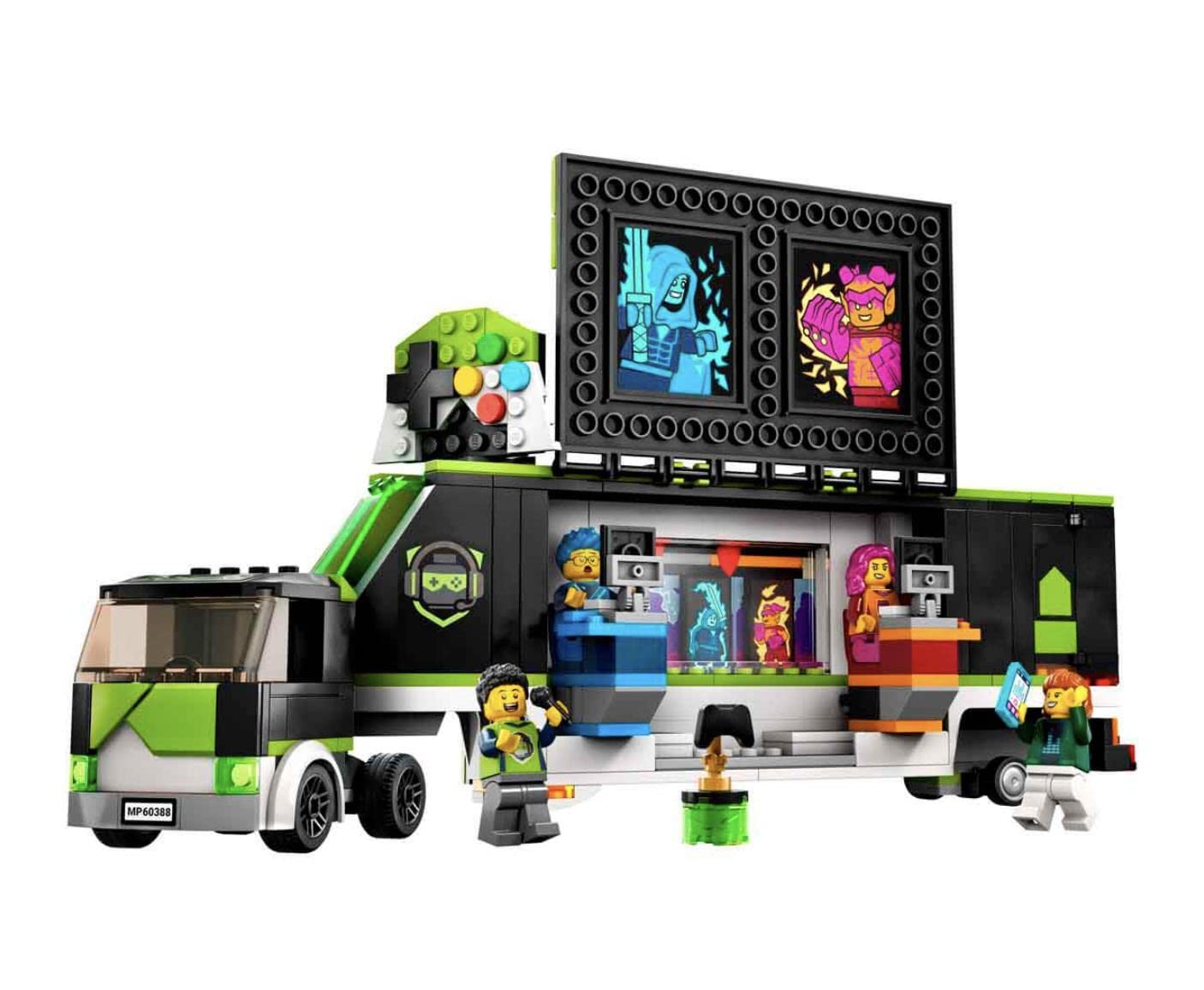 LEGO City 60388 Video Game Tournament Truck – Esports Vehicle Toy for Ages 7+