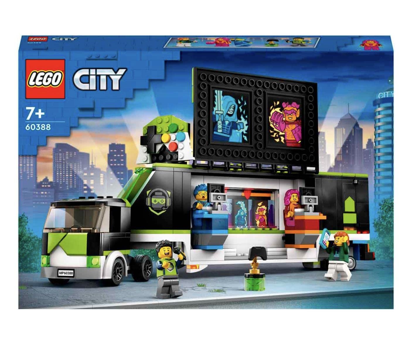 LEGO City 60388 Video Game Tournament Truck – Esports Vehicle Toy for Ages 7+