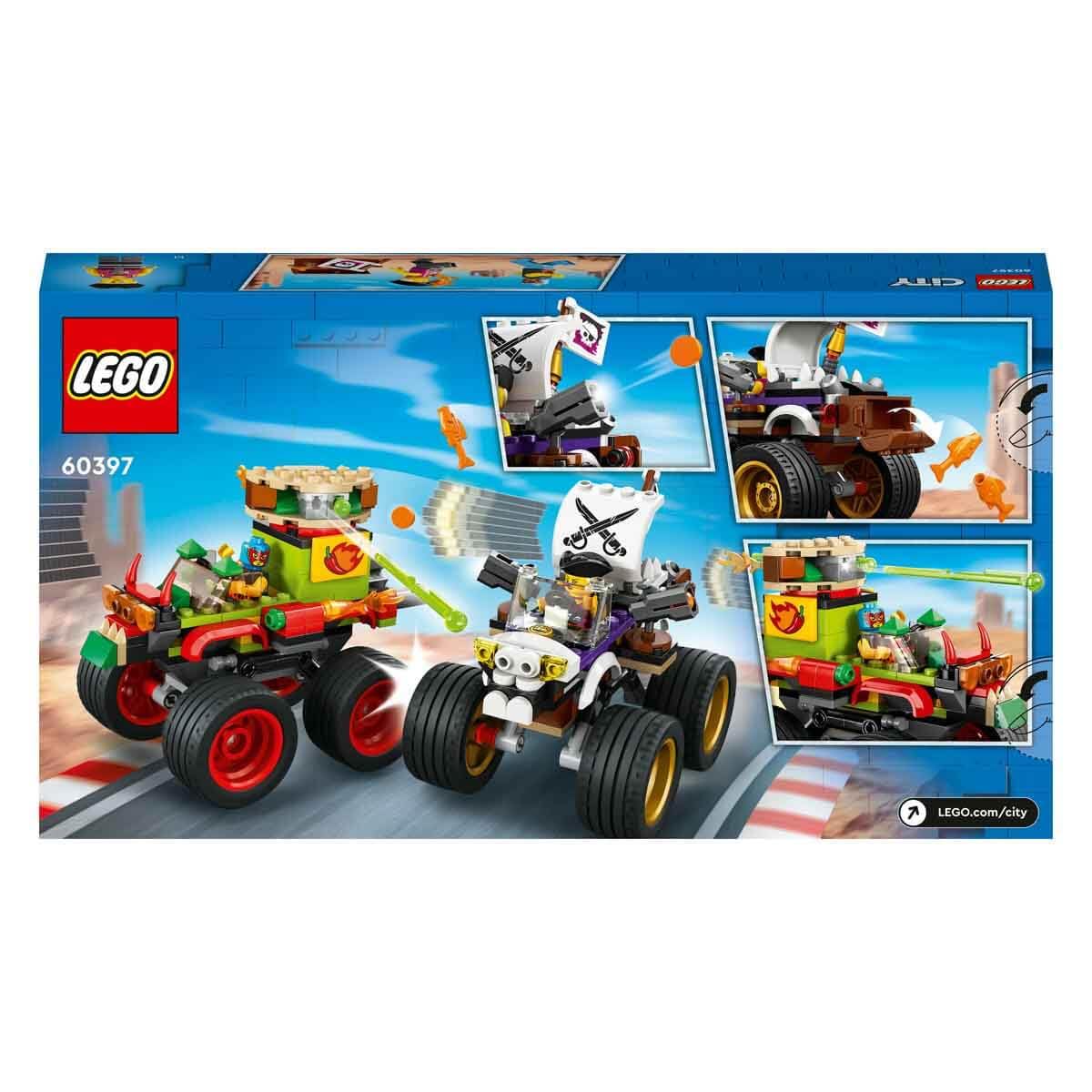 LEGO 60397 Monster Truck Race – 301 Pieces, Age 6+, LEGO City
