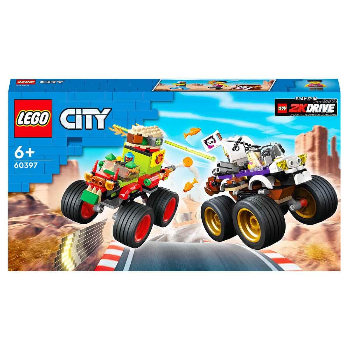 LEGO 60397 Monster Truck Race – 301 Pieces, Age 6+, LEGO City