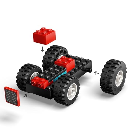 LEGO City 60461 Red Tractor and Sheep on the Ranch – Farm Play Set for Kids 4+