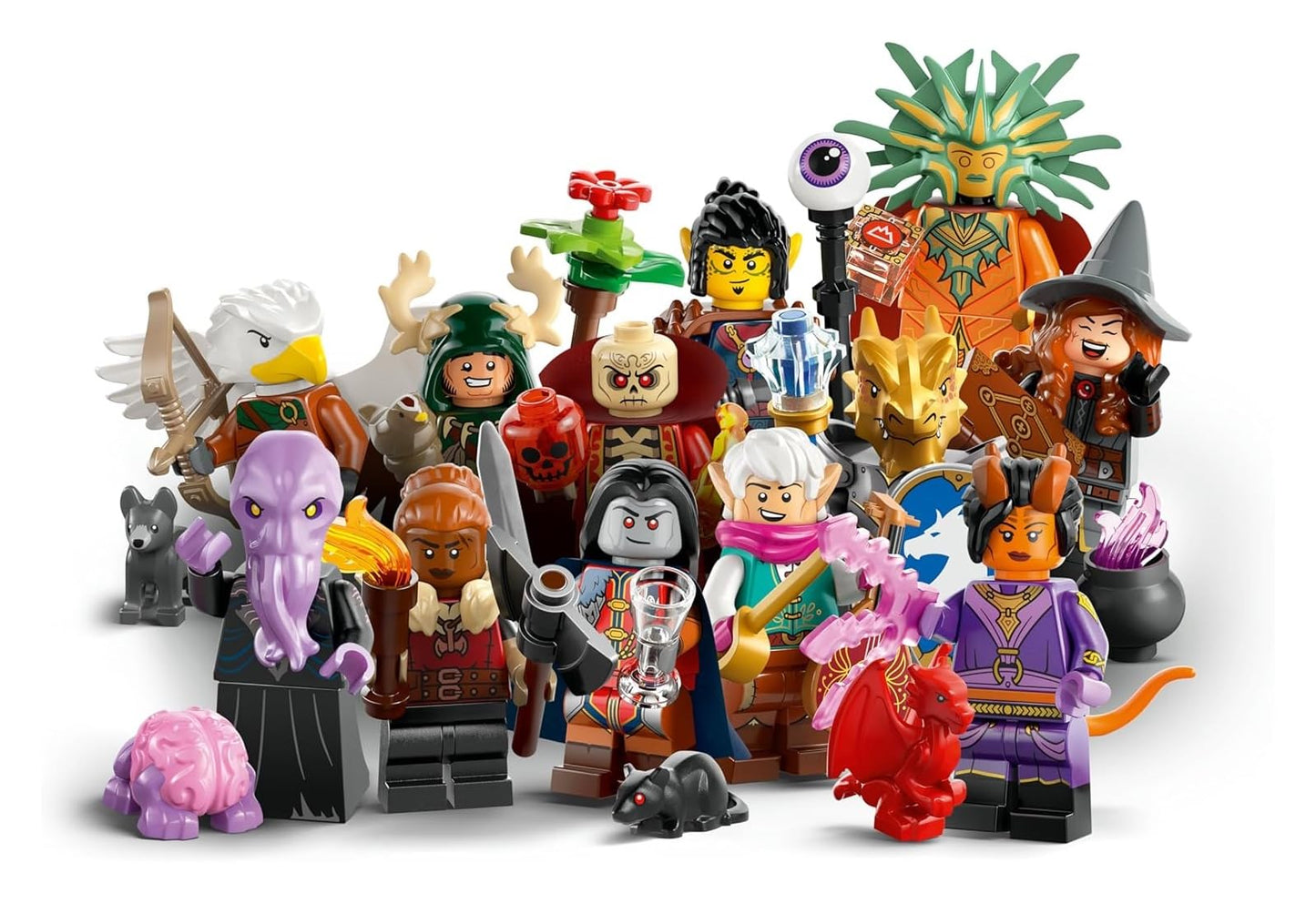 LEGO 71047 Dungeons & Dragons Collectible Minifigures – 12 Characters, One Per Blind Box