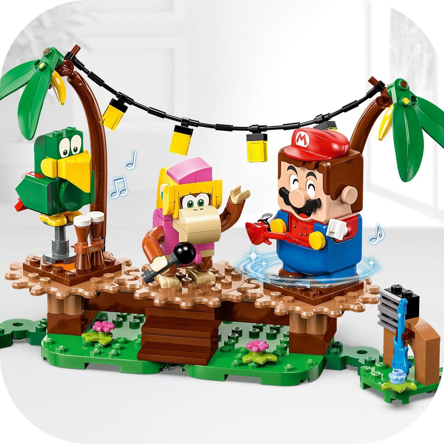 LEGO 71421 Super Mario Expansion Set: Jaleo in the Jungle with Dixie Kong & Squawks