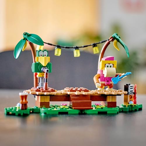 LEGO 71421 Super Mario Expansion Set: Jaleo in the Jungle with Dixie Kong & Squawks