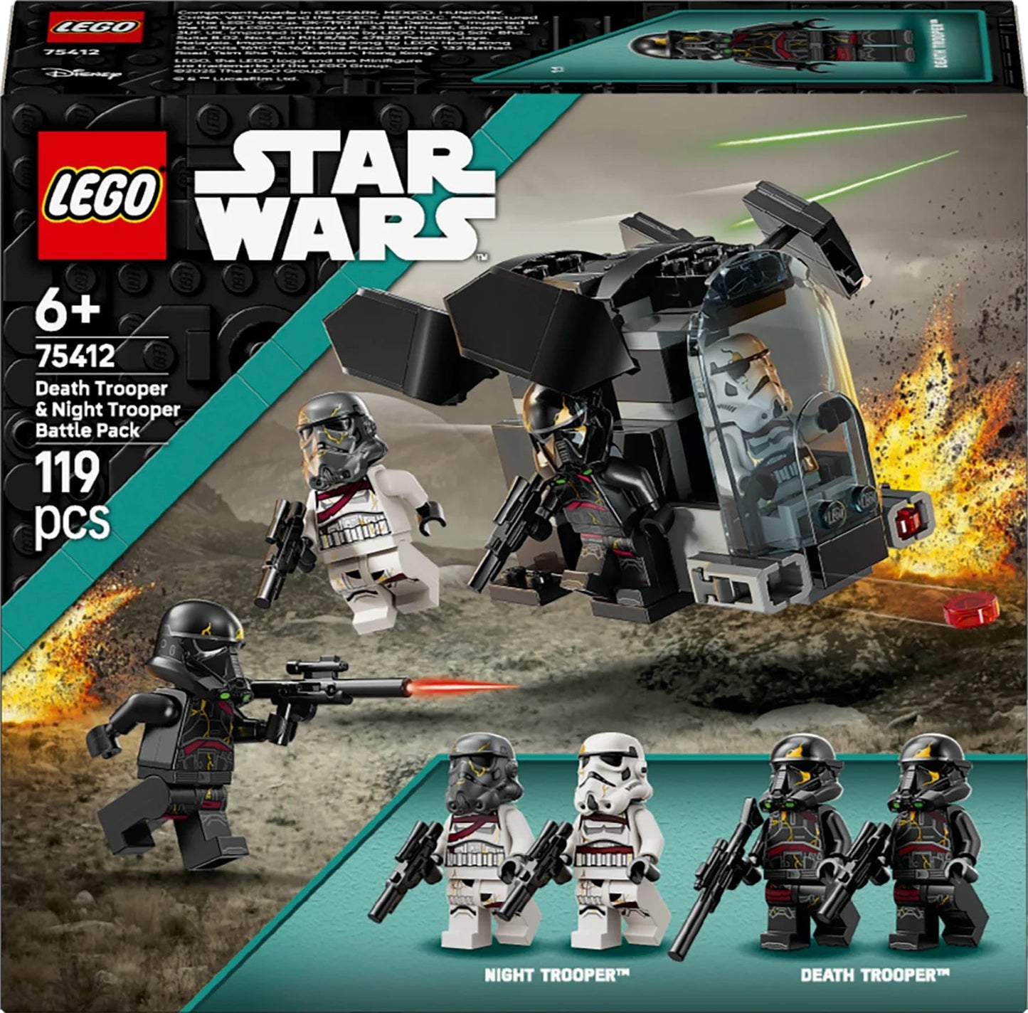 LEGO 75412 Death Trooper & Knight Trooper Battle Pack – Dropship Playset