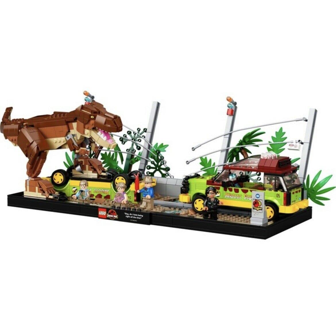 LEGO 76956 Jurassic Park T. rex Breakout - Collectible Building Kit for Adults