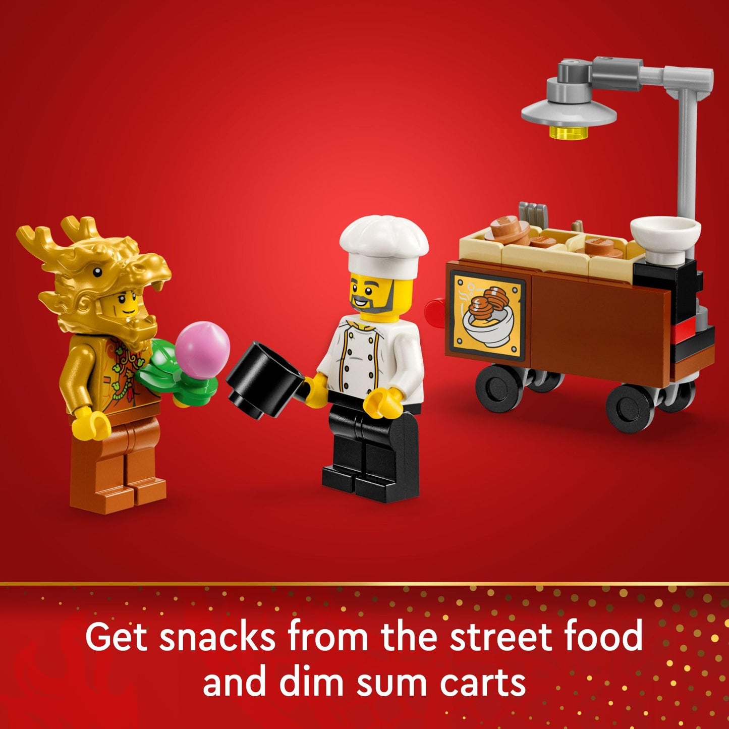 LEGO 80113 Spring Festival Family Reunion Celebration – Restaurant Playset with Kitchen & 13 Minifigures