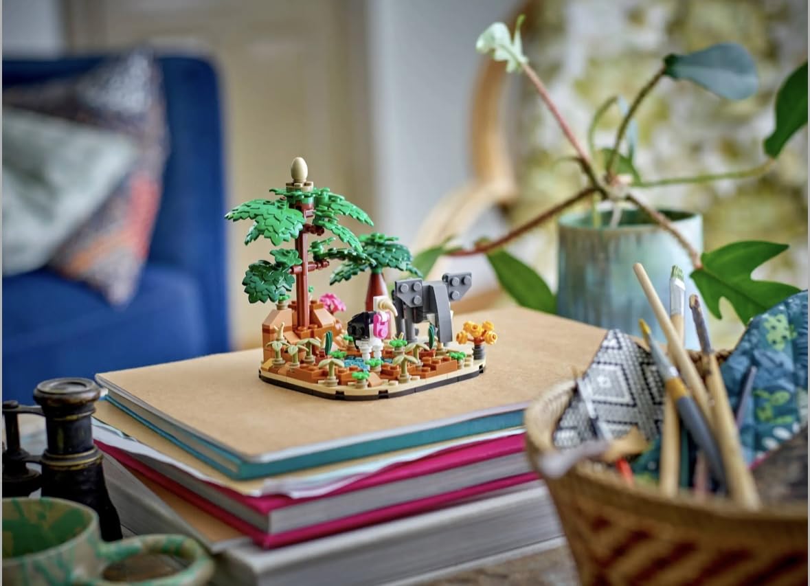 LEGO African Savanna Diorama 40784 — Nature Display Model