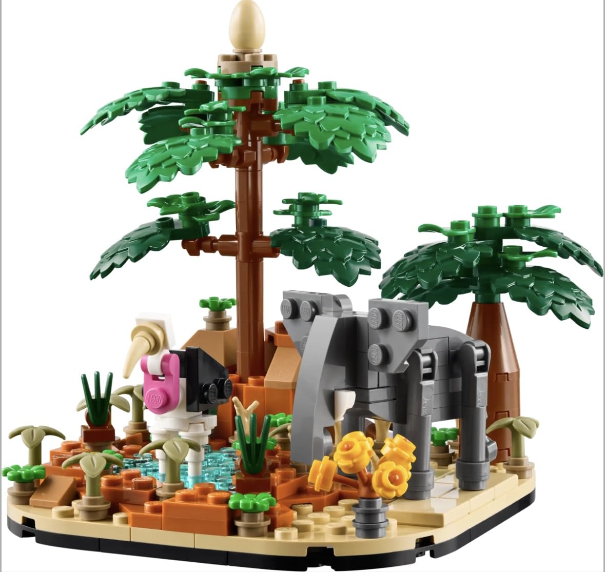 LEGO African Savanna Diorama 40784 — Nature Display Model