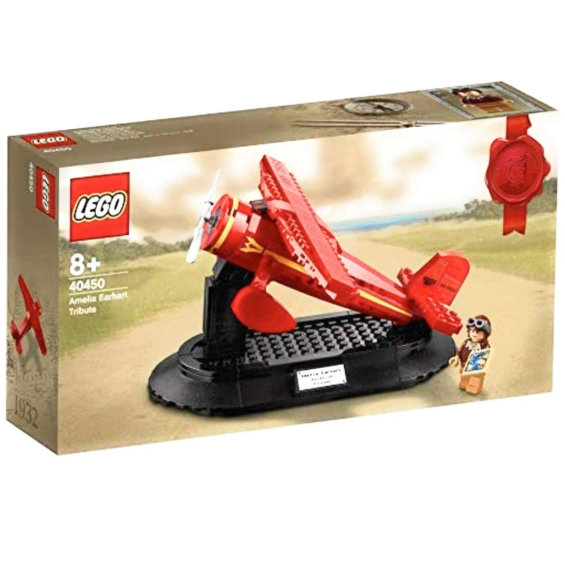 LEGO Amelia Earheart Tribute 40450 Exclusive Building Set | Collectible Aviation History