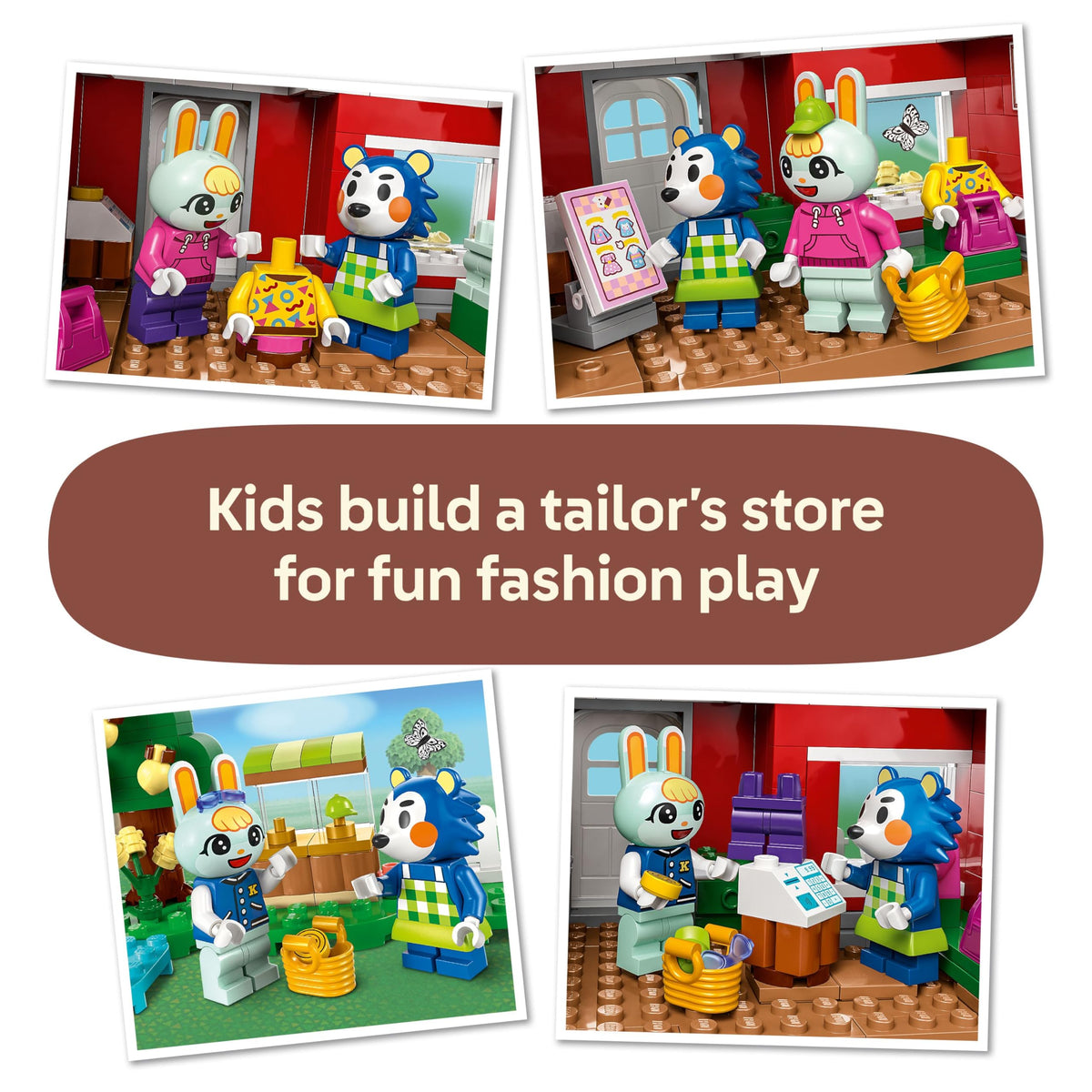 LEGO Animal Crossing Able Sisters Clothing Shop 77055 – Creative Dress-Up Building Toy