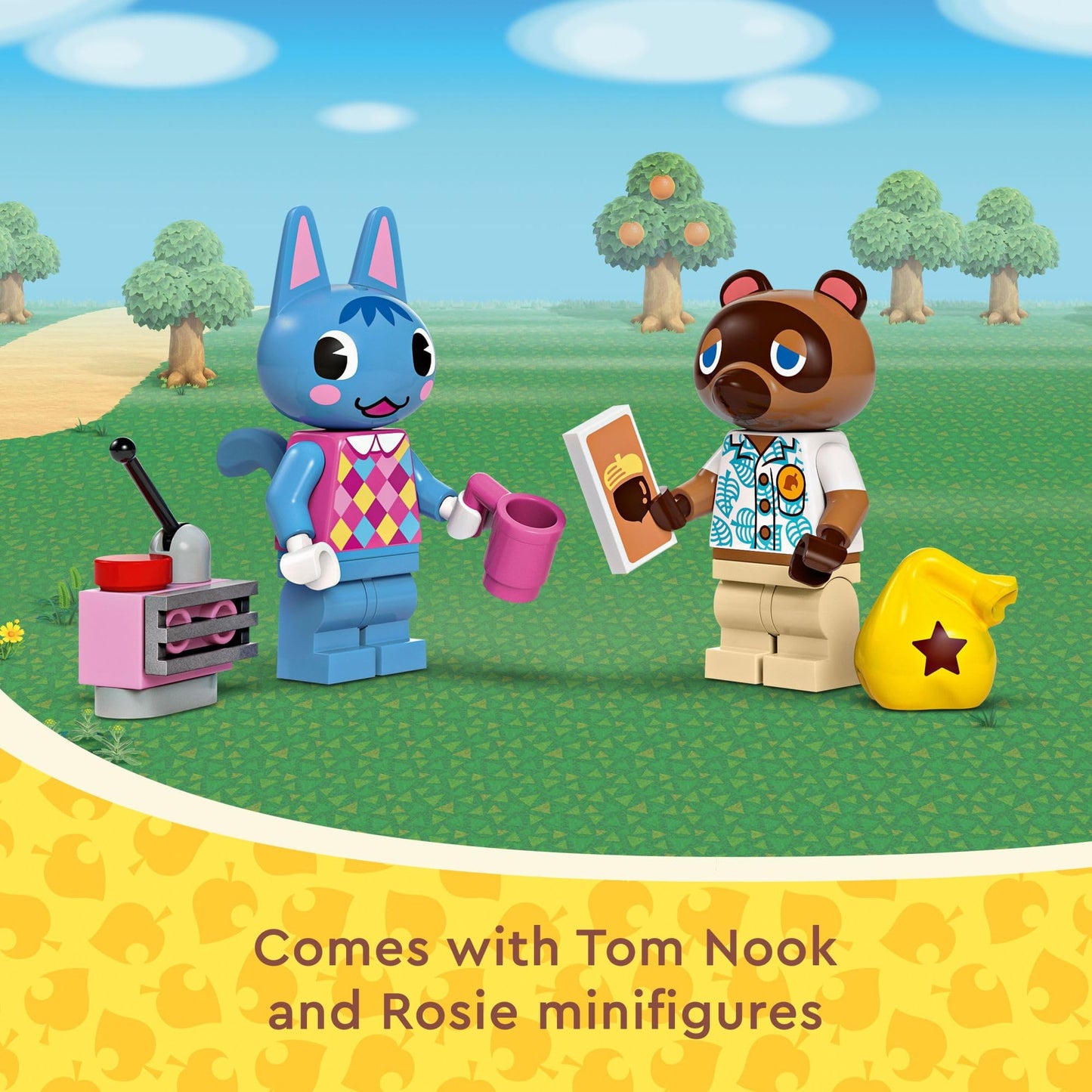 LEGO Animal Crossing Nook’s Cranny & Rosie’s House (77050) – Buildable Toy with Tom Nook & Rosie Figures
