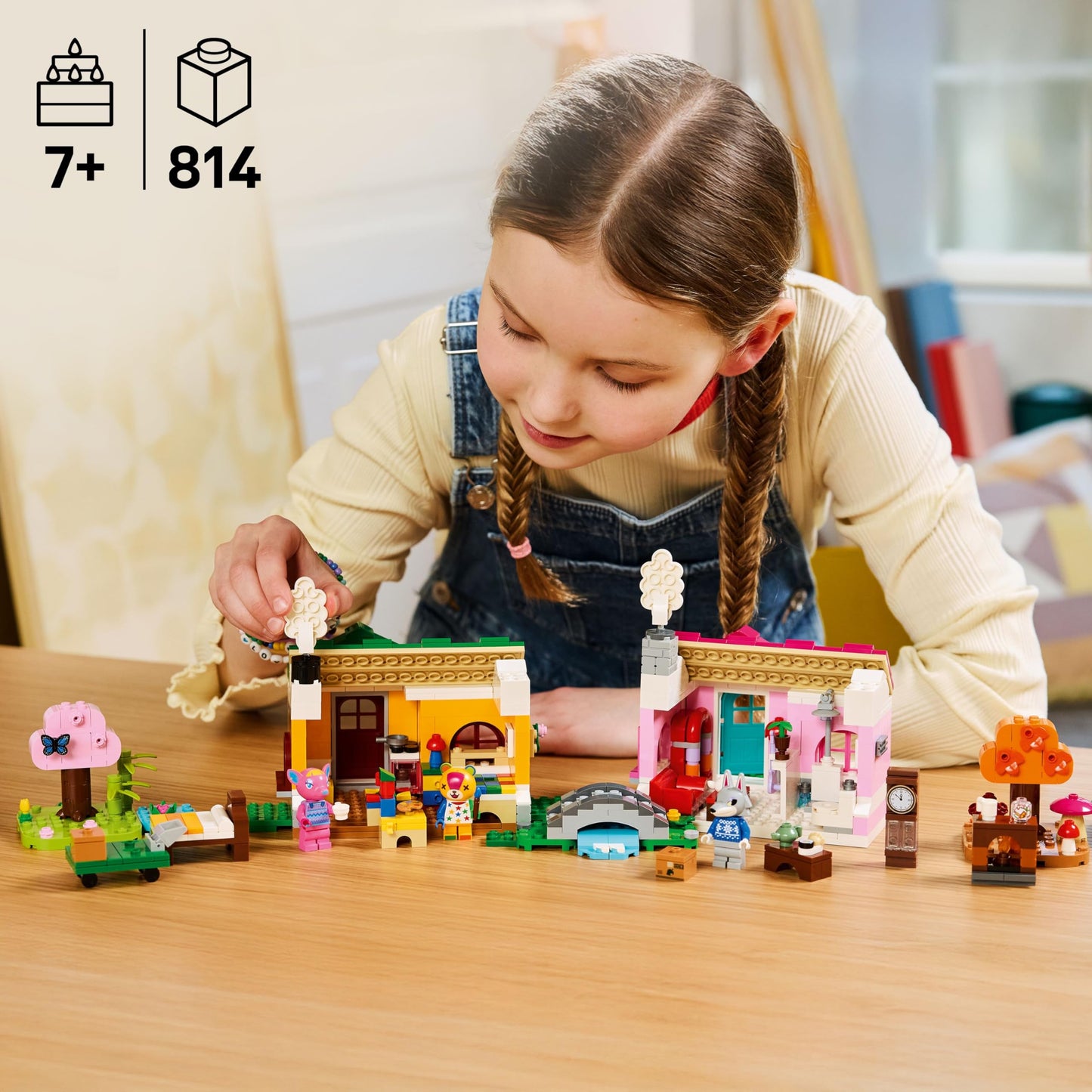 LEGO Animal Crossing Creative Houses: Seasons of Fun (77057) – 2 Seasonal Homes Build Set | Ages 7+