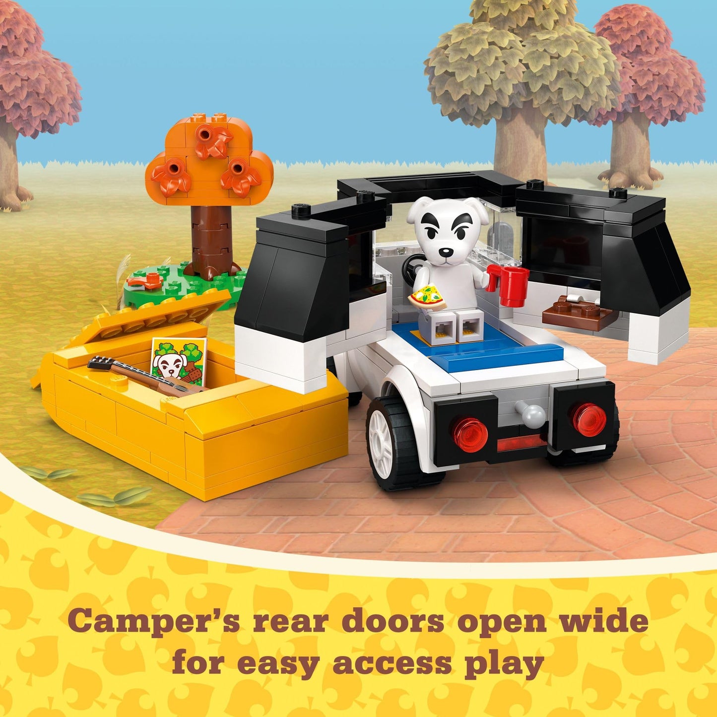 LEGO Animal Crossing K.K.'s Concert in the Plaza (77052) – 550-Piece Building Toy for Kids 7+