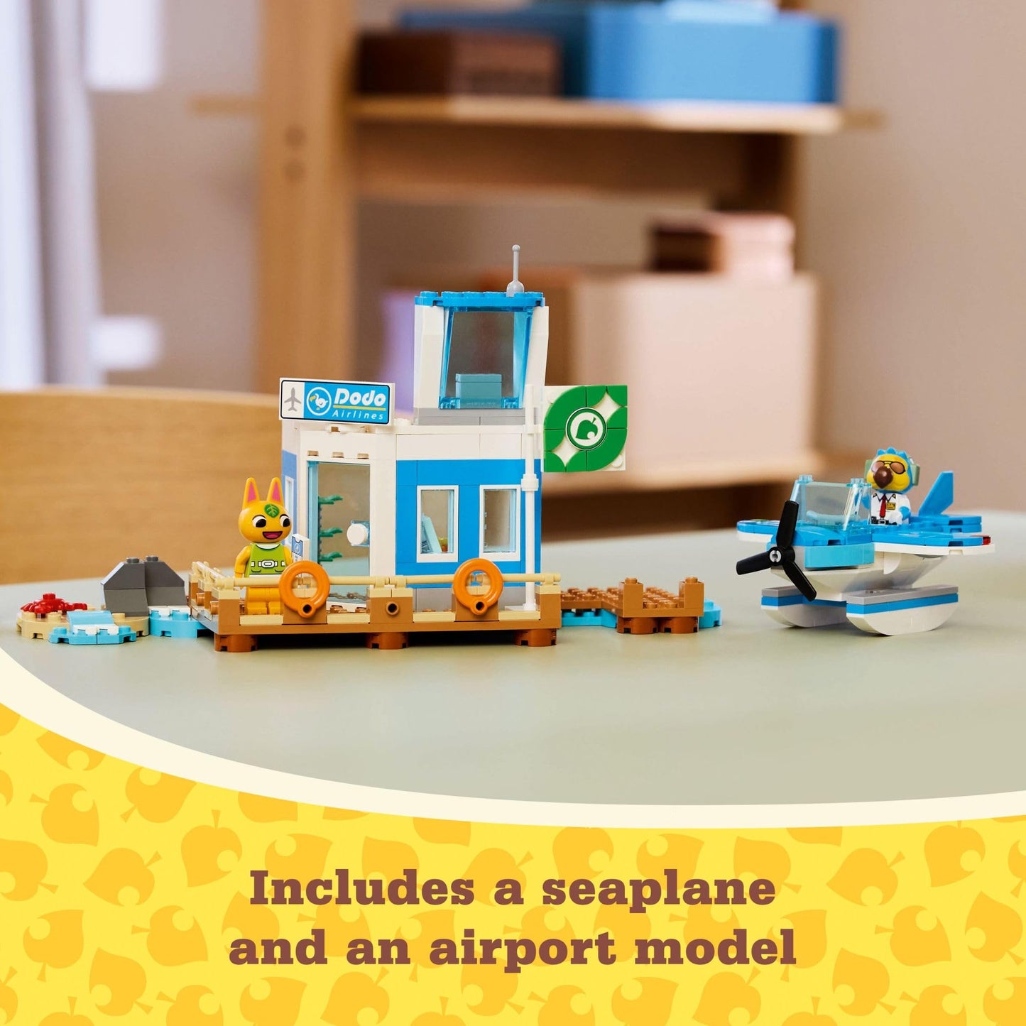 LEGO Animal Crossing Fly with Dodo Airlines Airport Playset 77051 – Seaplane Adventure for Ages 7+