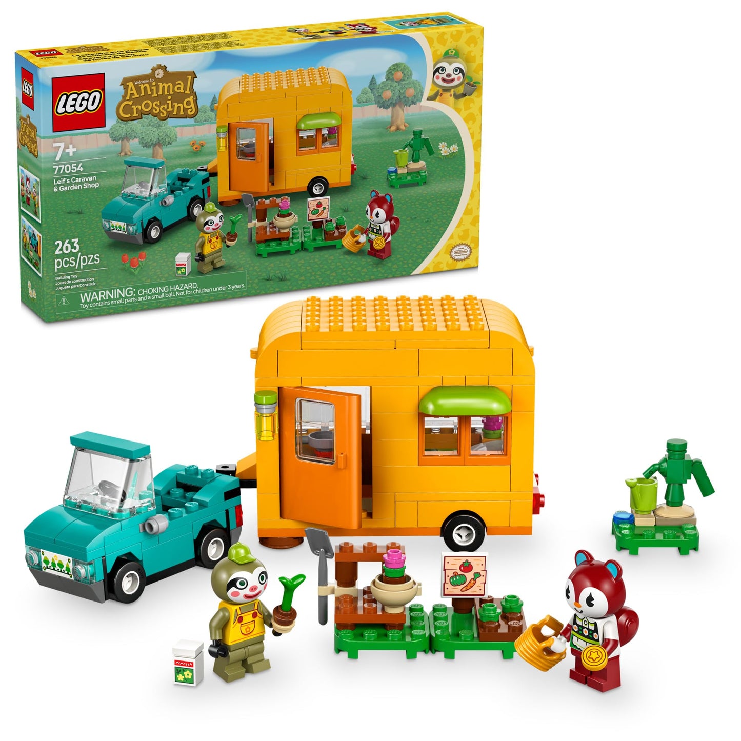 LEGO Animal Crossing Leif’s Caravan & Garden Shop 77054 – Creative Playset