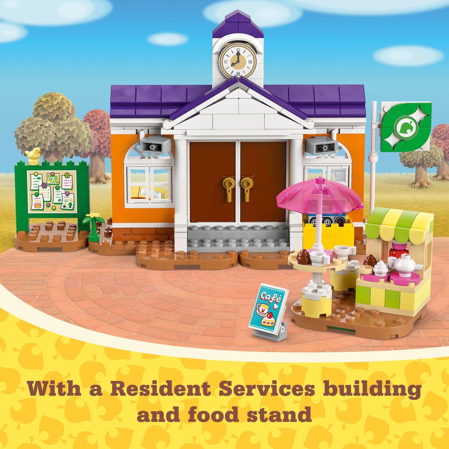 LEGO Animal Crossing K.K.'s Concert in the Plaza (77052) – 550-Piece Building Toy for Kids 7+