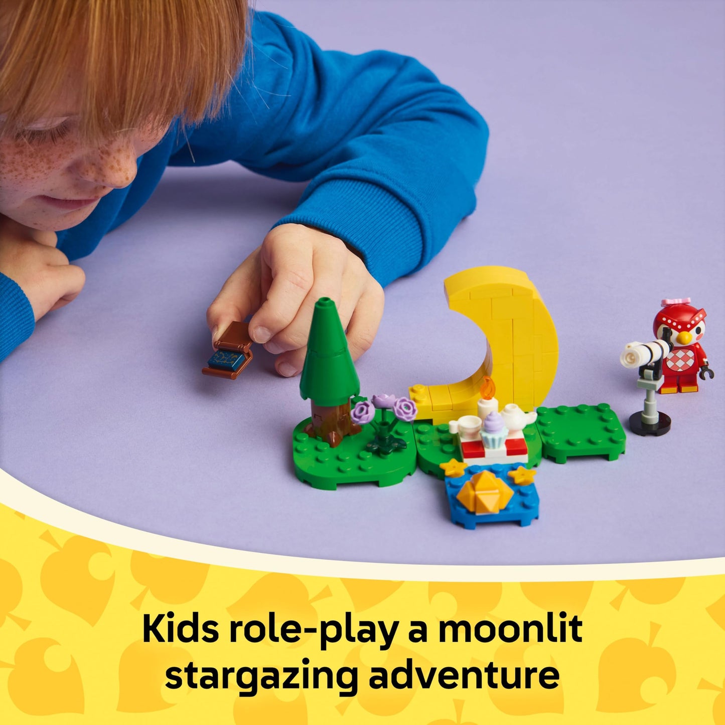 LEGO Animal Crossing Stargazing with Celeste (77053) – Creative Playset for Kids 6+