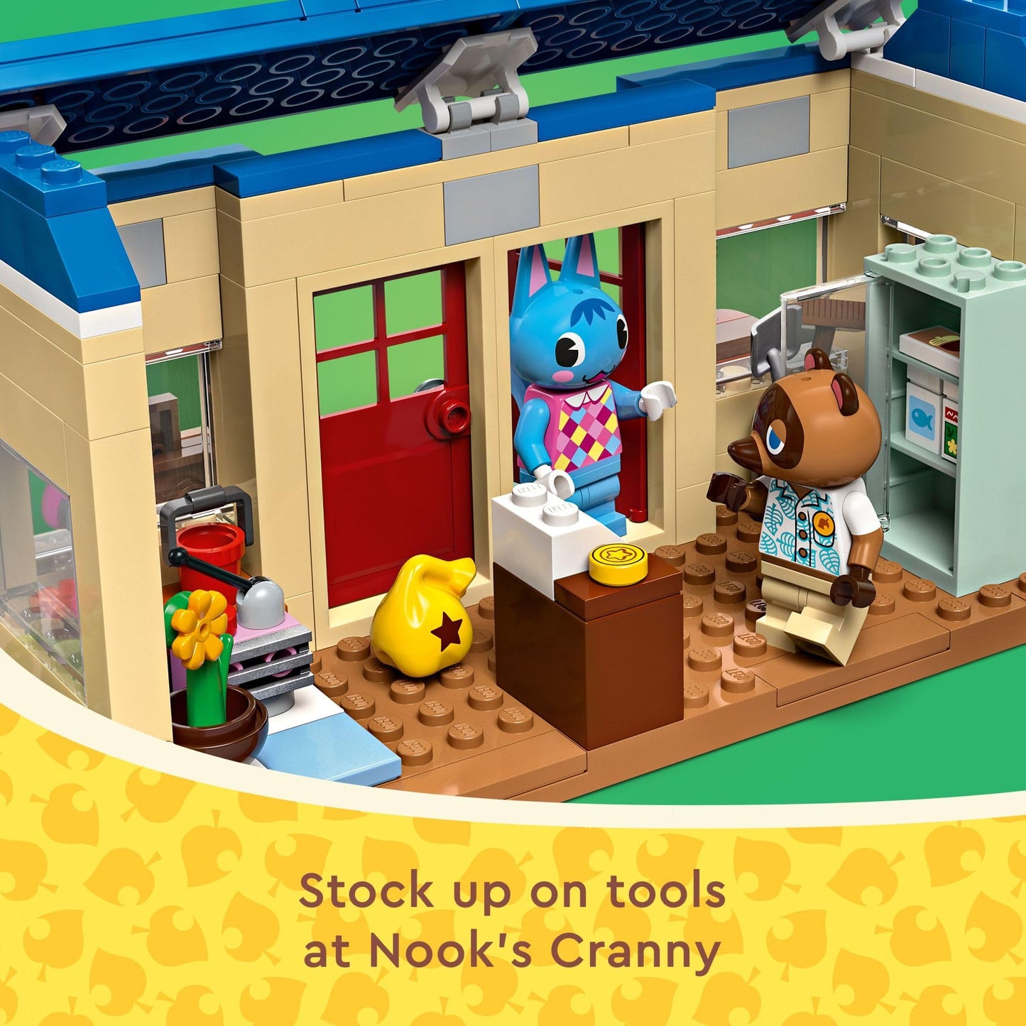 LEGO Animal Crossing Nook’s Cranny & Rosie’s House (77050) – Buildable Toy with Tom Nook & Rosie Figures