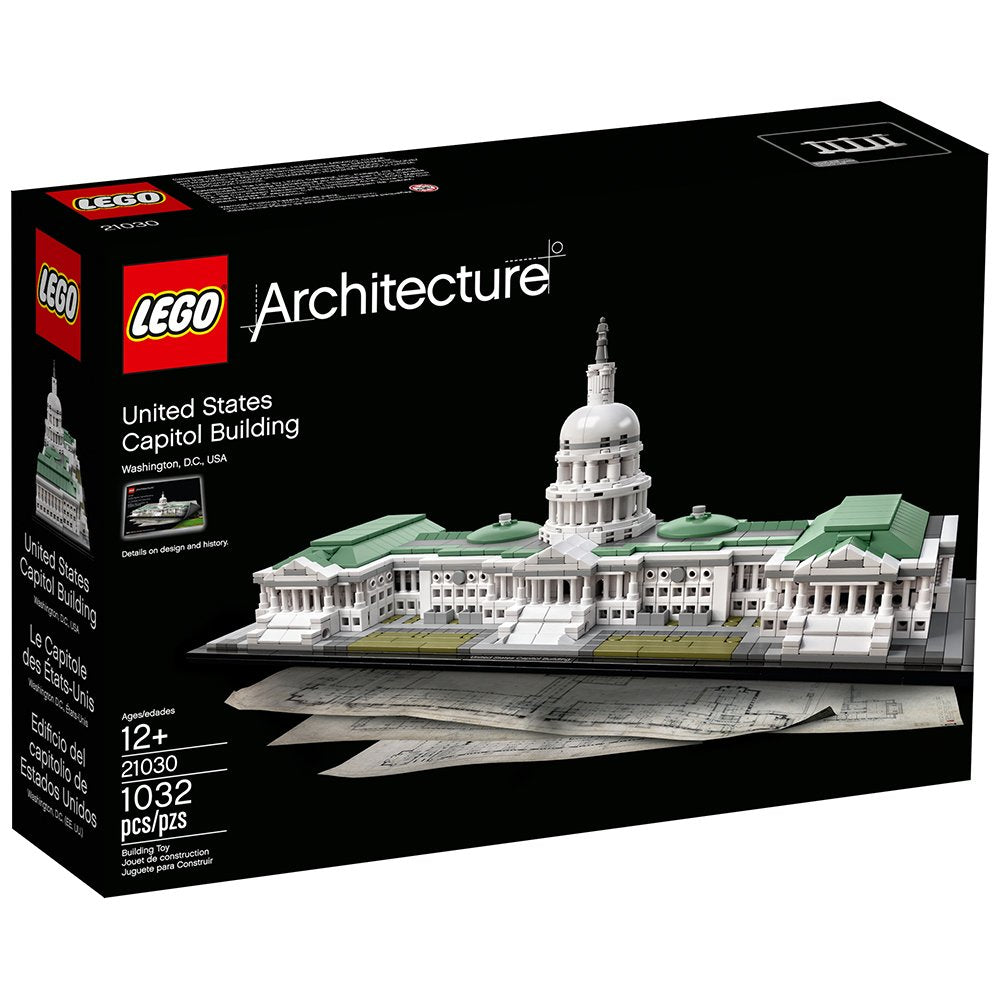 LEGO Architecture 21030 United States Capitol Building Kit – 1,032 Pieces