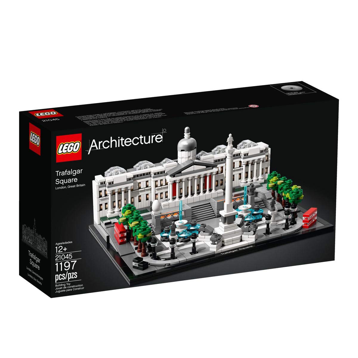 LEGO Architecture 21045 Trafalgar Square Building Kit – 1197 Pieces | London Landmark Model