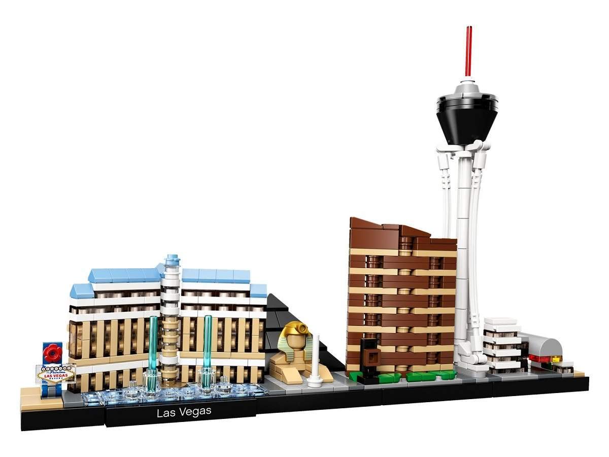 LEGO Architecture Skyline Las Vegas 21047 Building Kit – 487 Pieces