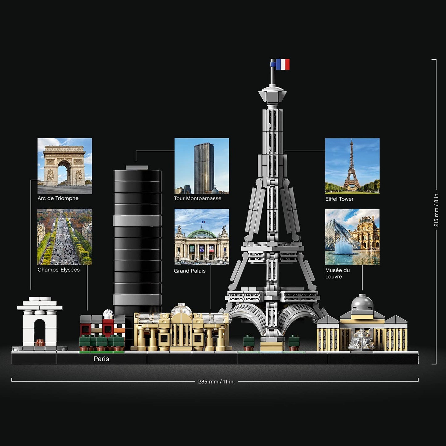 LEGO Architecture Paris Skyline – Detailed Landmarks Model