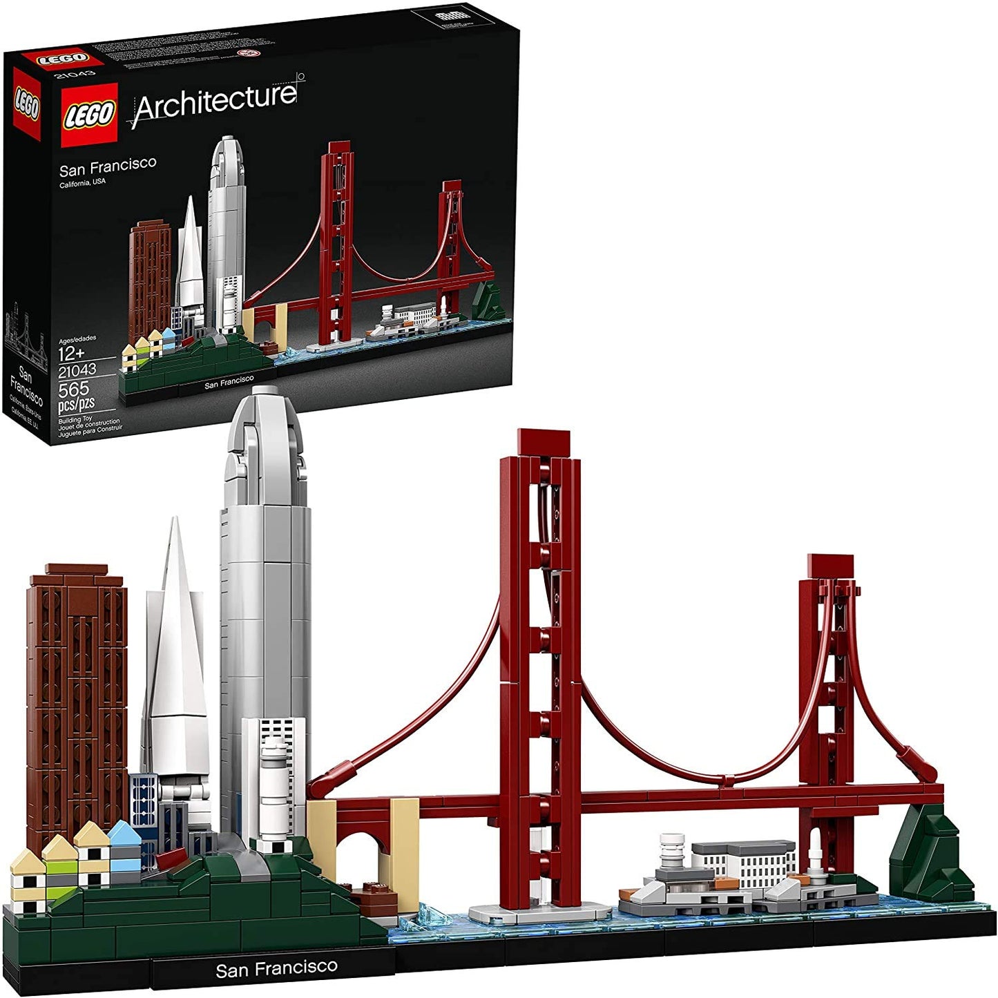 LEGO Architecture Skyline Collection 21043 San Francisco Building Kit – 565 Pieces