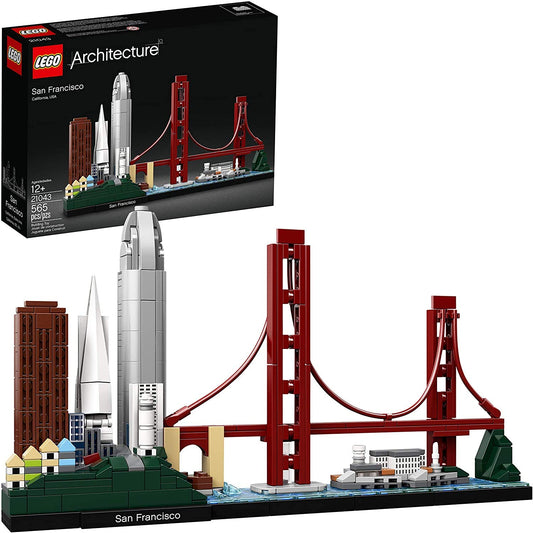 LEGO Architecture Skyline Collection 21043 San Francisco Building Kit – 565 Pieces