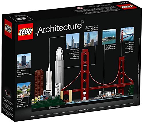 LEGO Architecture Skyline Collection 21043 San Francisco Building Kit – 565 Pieces
