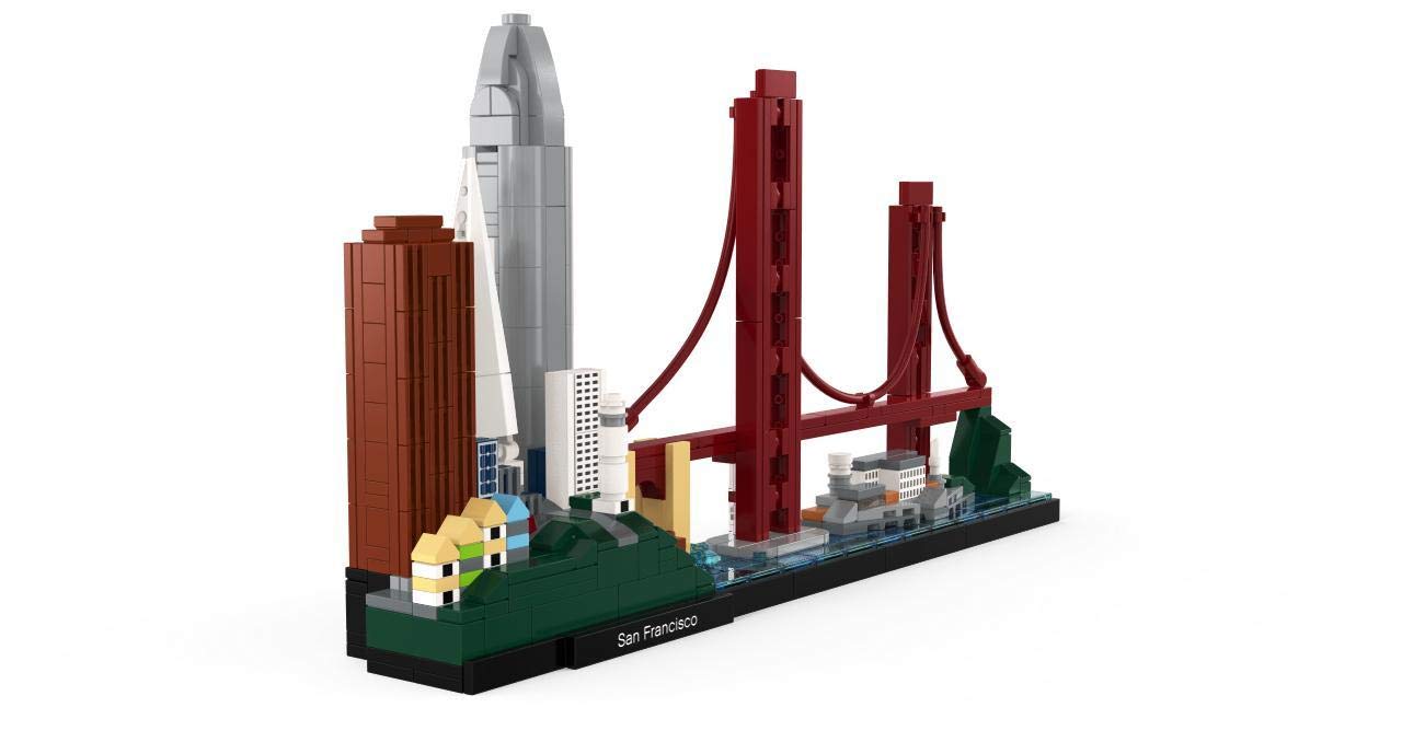 LEGO Architecture Skyline Collection 21043 San Francisco Building Kit – 565 Pieces