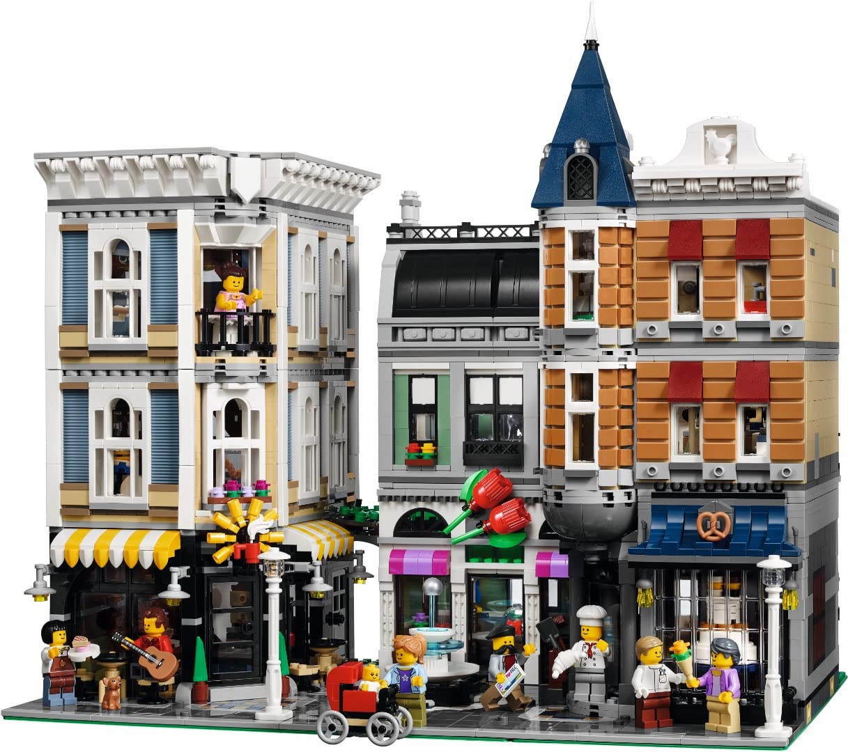 LEGO Creator Expert Assembly Square 10255 Building Kit – 4002 Pieces | Detailed Modular Town Center