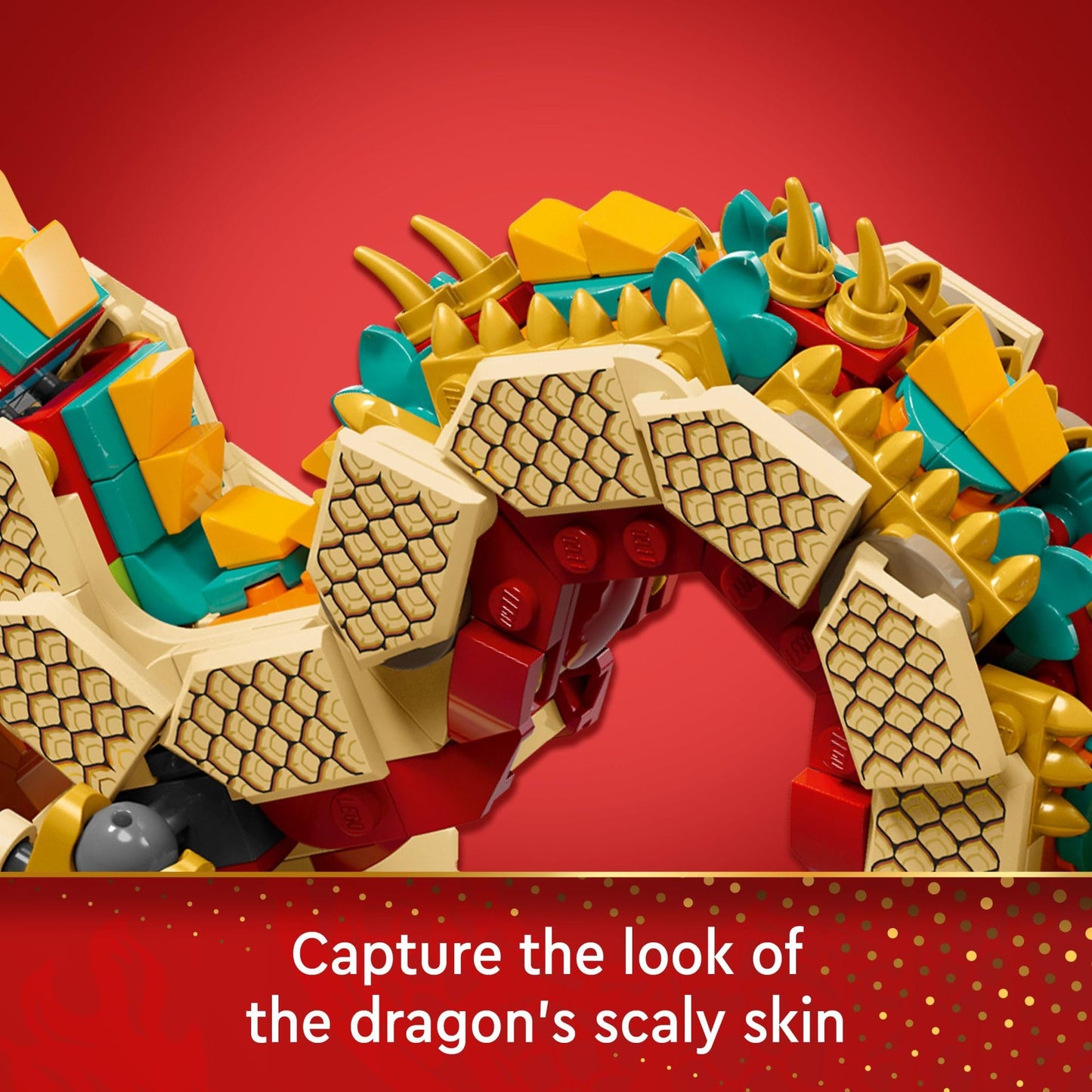 LEGO Spring Festival Auspicious Dragon 80112 – Buildable Dragon Toy for Ages 10+