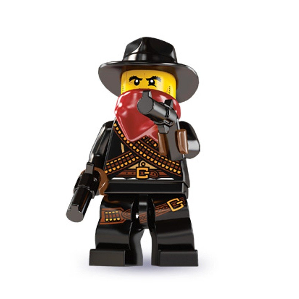 LEGO Minifigures Series 6 Bandit – Collectible Figure with Accessories & Display Base | LEGO
