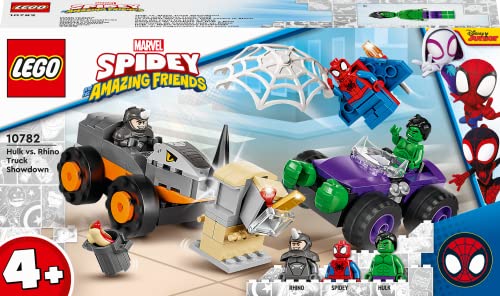 LEGO 10782 Hulk vs Rhino Monster Truck Showdown – Spider-Man Minifigs