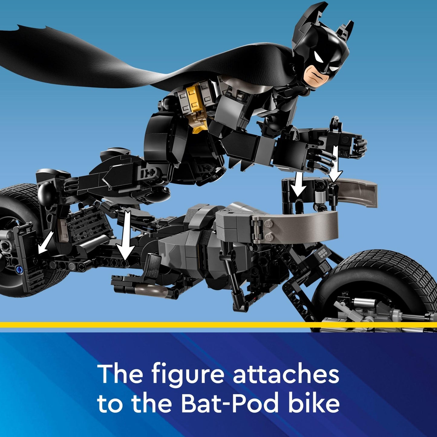LEGO DC Batman: Batman Construction Figure & Bat-Pod Bike (76273)