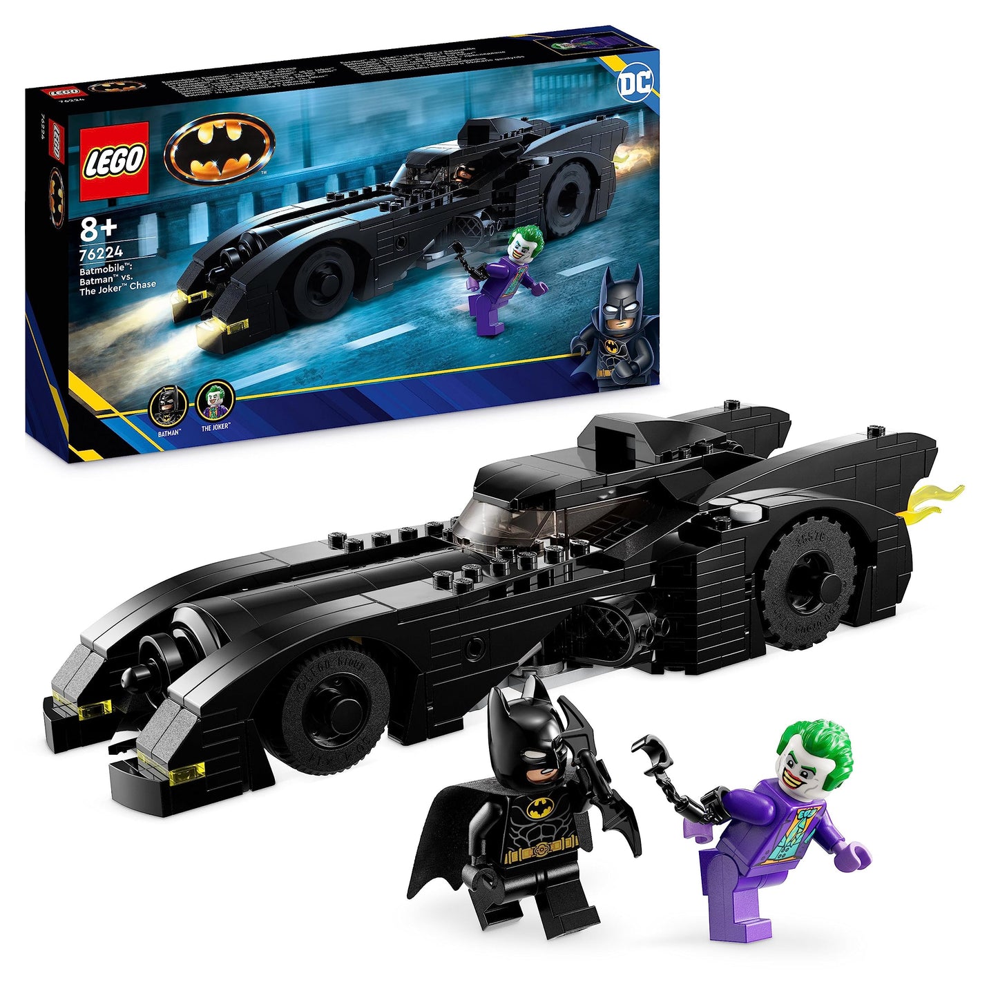 LEGO Batmobile: Batman vs. The Joker Chase (76224) – 1989 Batman Car Playset