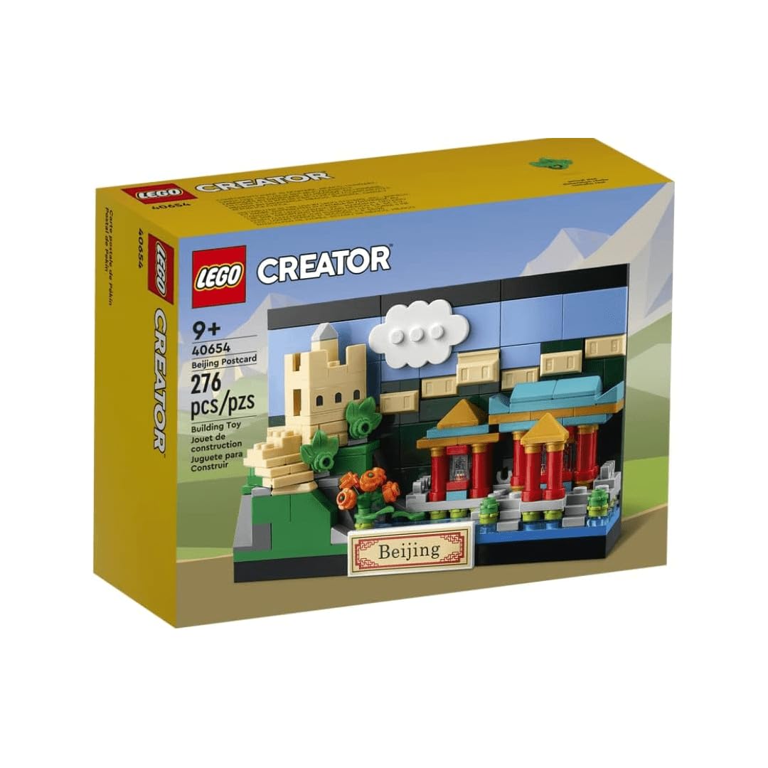 LEGO Beijing Postcard Set - 276 Pieces (40654) | Build & Display Beijing Landmarks