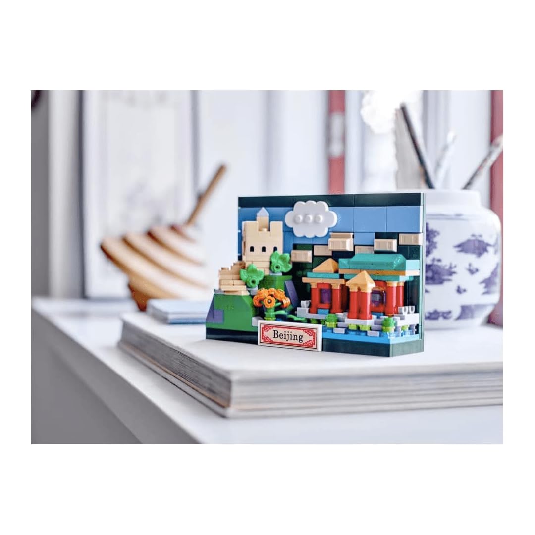 LEGO Beijing Postcard Set - 276 Pieces (40654) | Build & Display Beijing Landmarks
