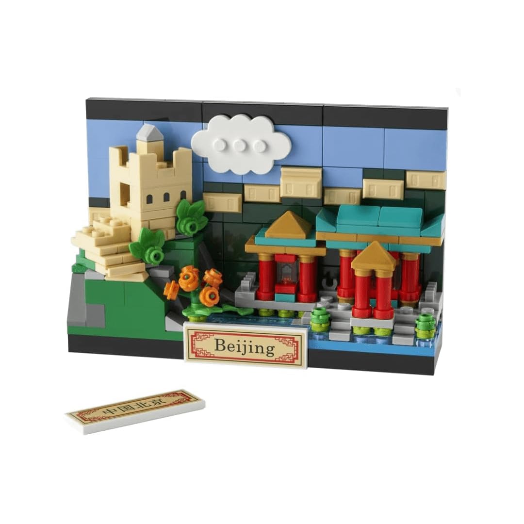 LEGO Beijing Postcard Set - 276 Pieces (40654) | Build & Display Beijing Landmarks