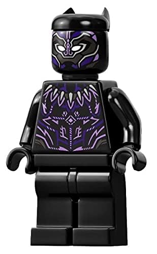 LEGO Superheroes: Black Panther (Purple Highlights) – Collectible Minifig