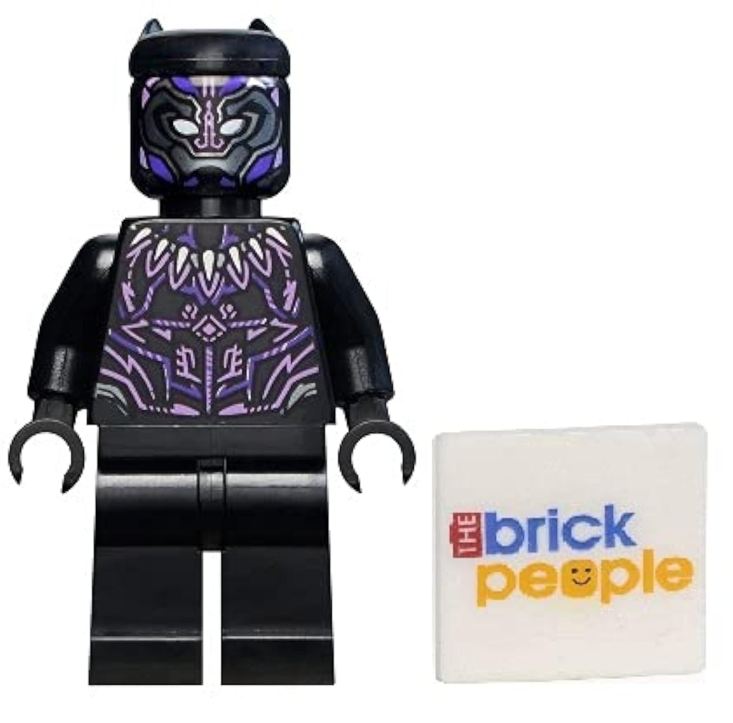 LEGO Superheroes: Black Panther (Purple Highlights) – Collectible Minifig