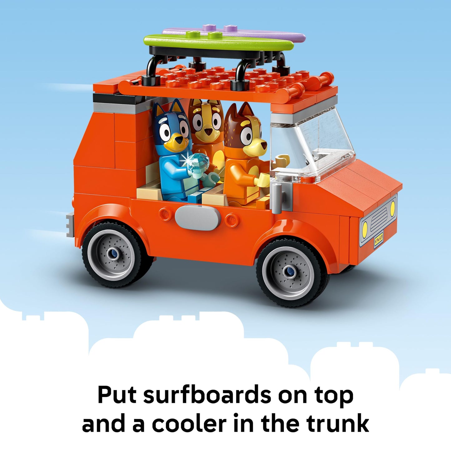 LEGO Bluey: Beach & Family Car Trip 11202 – 4+ Toddler Building Set