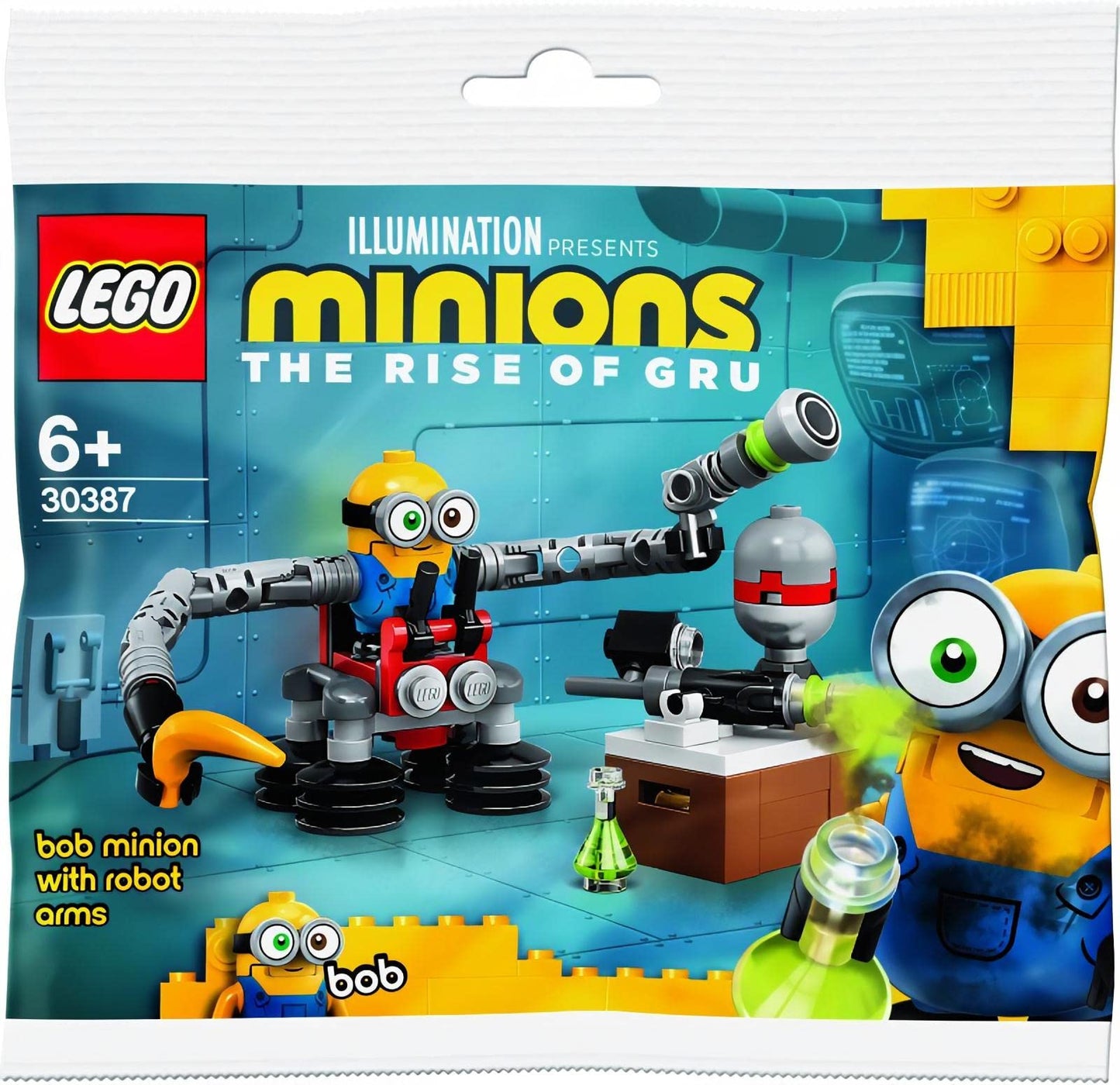 LEGO Minions Bob Minion with Robot Arms Building Kit 30387 | Creative Building Fun
