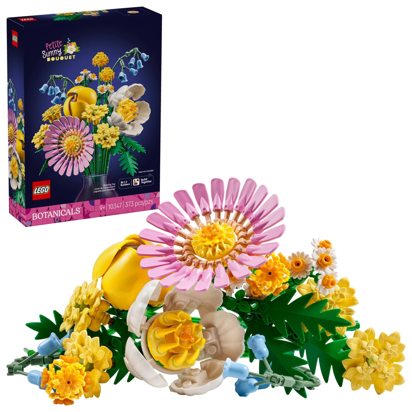 LEGO Botanicals Petite Sunny Bouquet 10347 – DIY Floral Display for Kids 9+