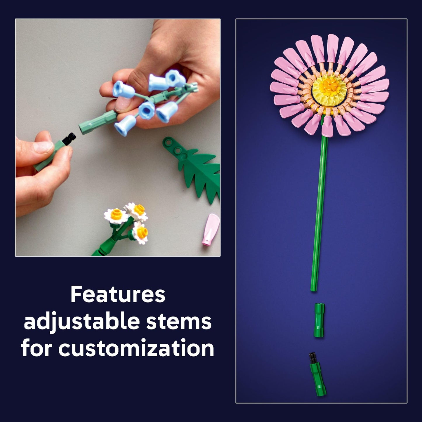 LEGO Botanicals Petite Sunny Bouquet 10347 – DIY Floral Display for Kids 9+