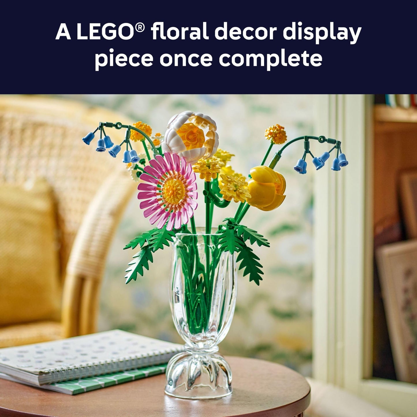 LEGO Botanicals Petite Sunny Bouquet 10347 – DIY Floral Display for Kids 9+