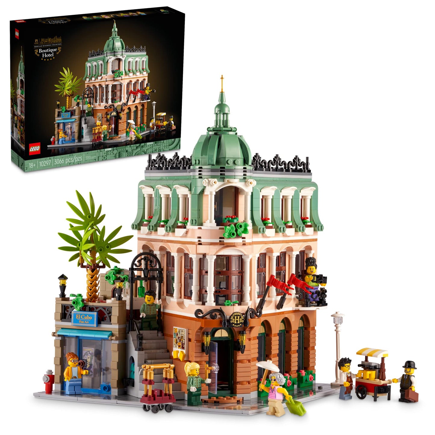 LEGO Icons Boutique Hotel 10297 | Modular Display Model Kit for Adults